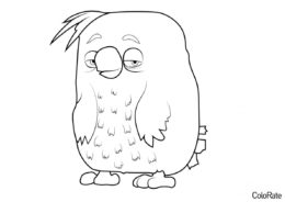 Angry Birds распечатать раскраску - Сайрус