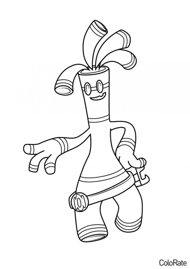 Раскраска Гхолденго распечатать - Покемоны