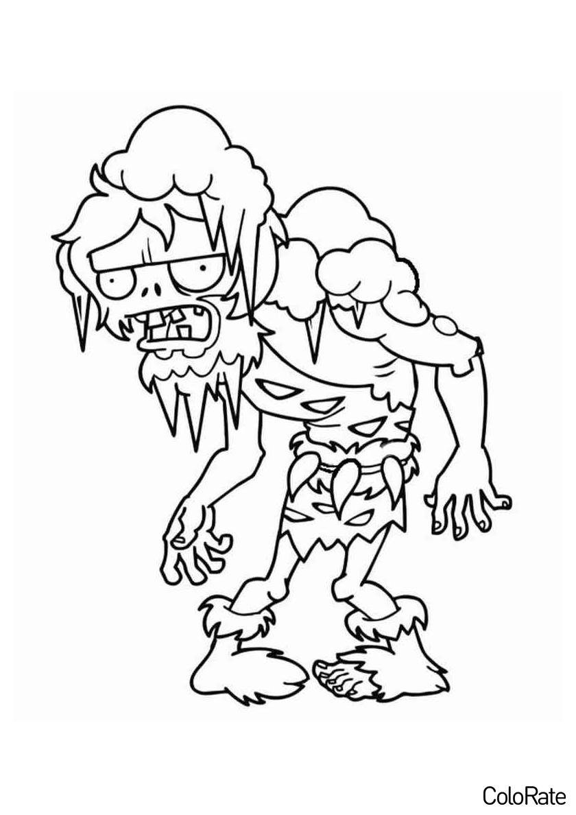 Раскраска Растения против Зомби (Plants vs Zombies) 52 страницы Раскраски Раскрашивание и роспись