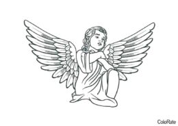 Раскраска Высокомерный Ангел - Ангел