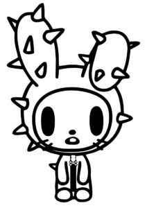 Шипастый кролик - Тока Бока распечатать раскраску на А4