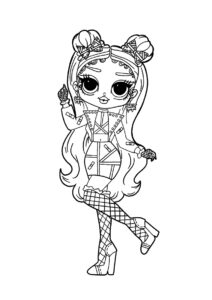 Бонни (L.O.L O.M.G) раскраска для печати и загрузки