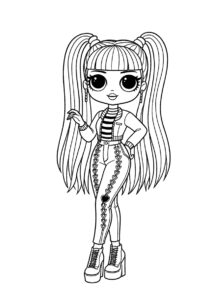 Перчинка - ЛОЛ ОМГ (L.O.L O.M.G) распечатать разукрашку