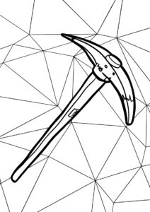 Раскраска Кирка из Фортнайта распечатать на А4 - Фортнайт