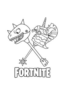 Бесплатная раскраска Набор инструментов Фортнайт - Фортнайт