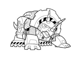 Боулдер разукрашка скачать и распечатать - Трансформеры