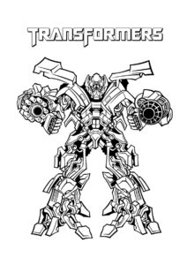 Трансформеры распечатать раскраску - Жуткий Десептикон