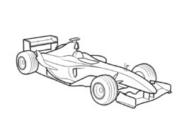 Ferrari F-1 (Гоночная машина) распечатать разукрашку