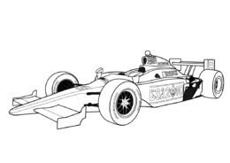 Honda Firehawk распечатать и скачать раскраску - Гоночная машина