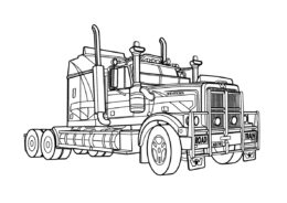 Австралийский грузовик (Грузовики) распечатать разукрашку