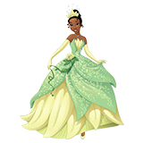 Принцесса и лягушка - раскраски с Тианой (Disney)