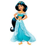 Разукрашки с принцессой Жасмин (Disney)