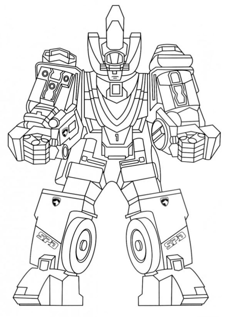 Раскраски Роботы распечатать на А4 бесплатно