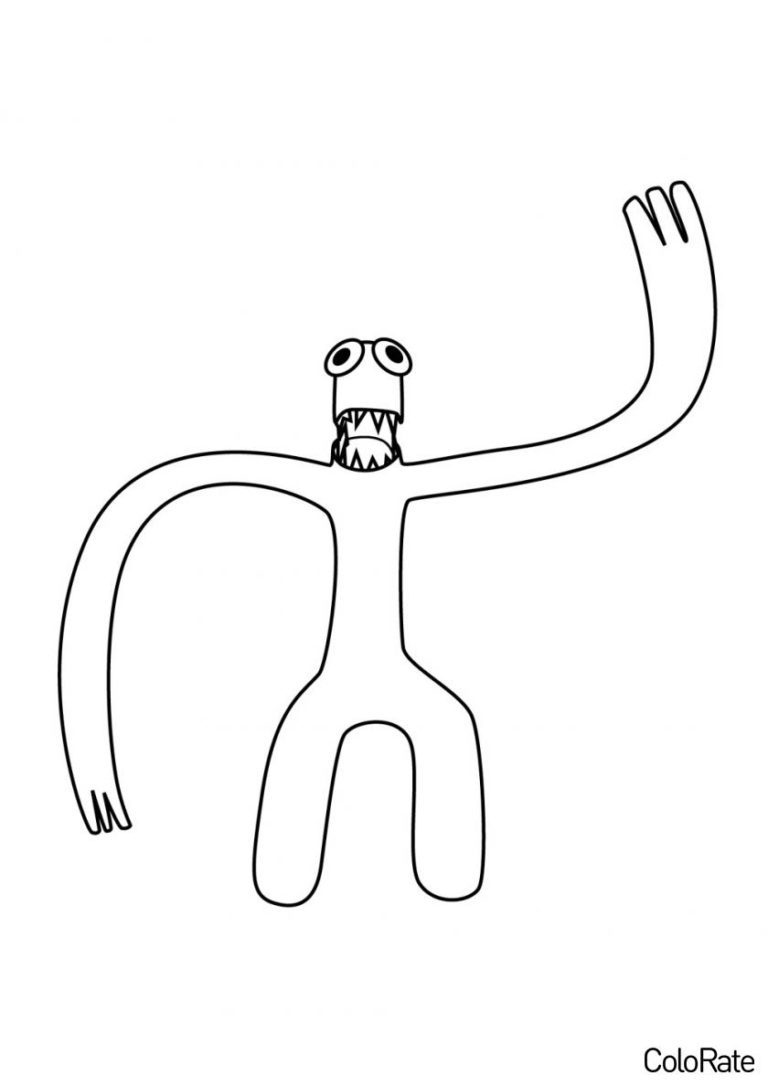 Раскраска Грин, Блю и Оранж распечатать - Радужные друзья