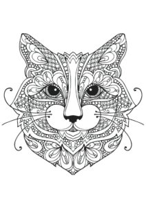Котофей (Коты, кошки, котята) раскраска для печати и загрузки