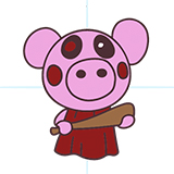 Roblox Piggy - раскраски