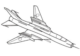 Самолет Су-22 - Самолеты раскраска распечатать на А4